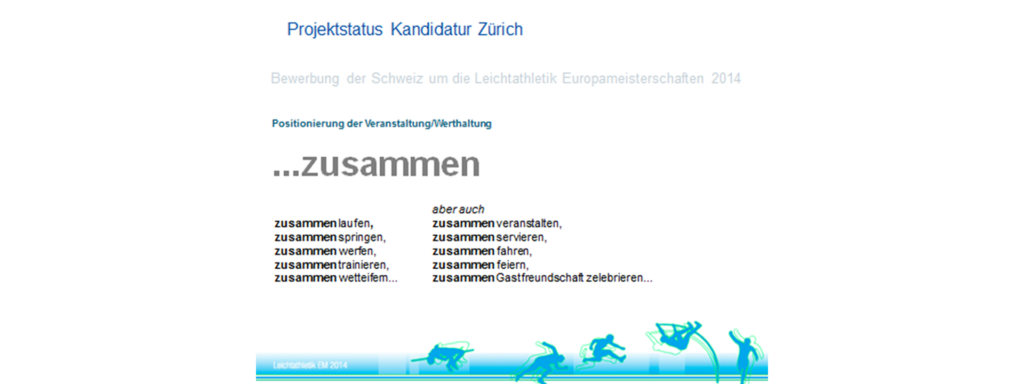 Zurich campaign slide.