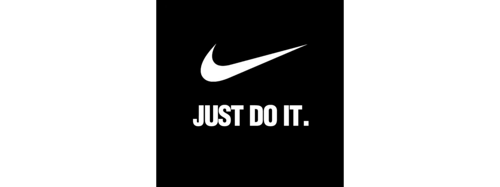 Nike slogan, example of clear, motivating team values that support trust and action.